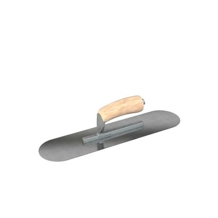 Steel City Trowels By Bon Bon 66-207 Pool Trowel, Carbon Steel, 16 X 4, Wood 66-207